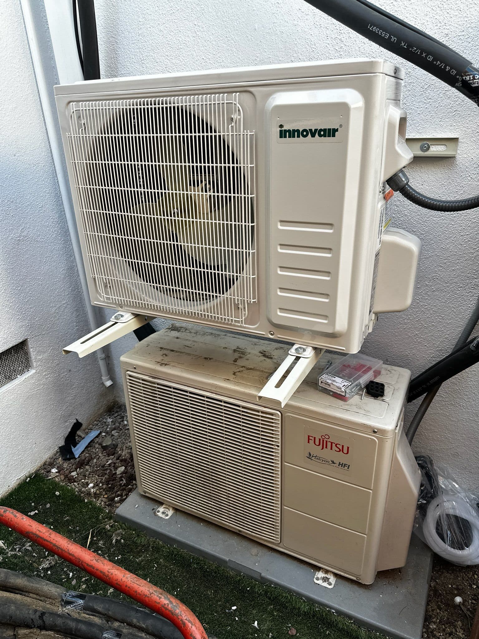 Innovair and Fujitsu Mini Splits Installation in Progress image