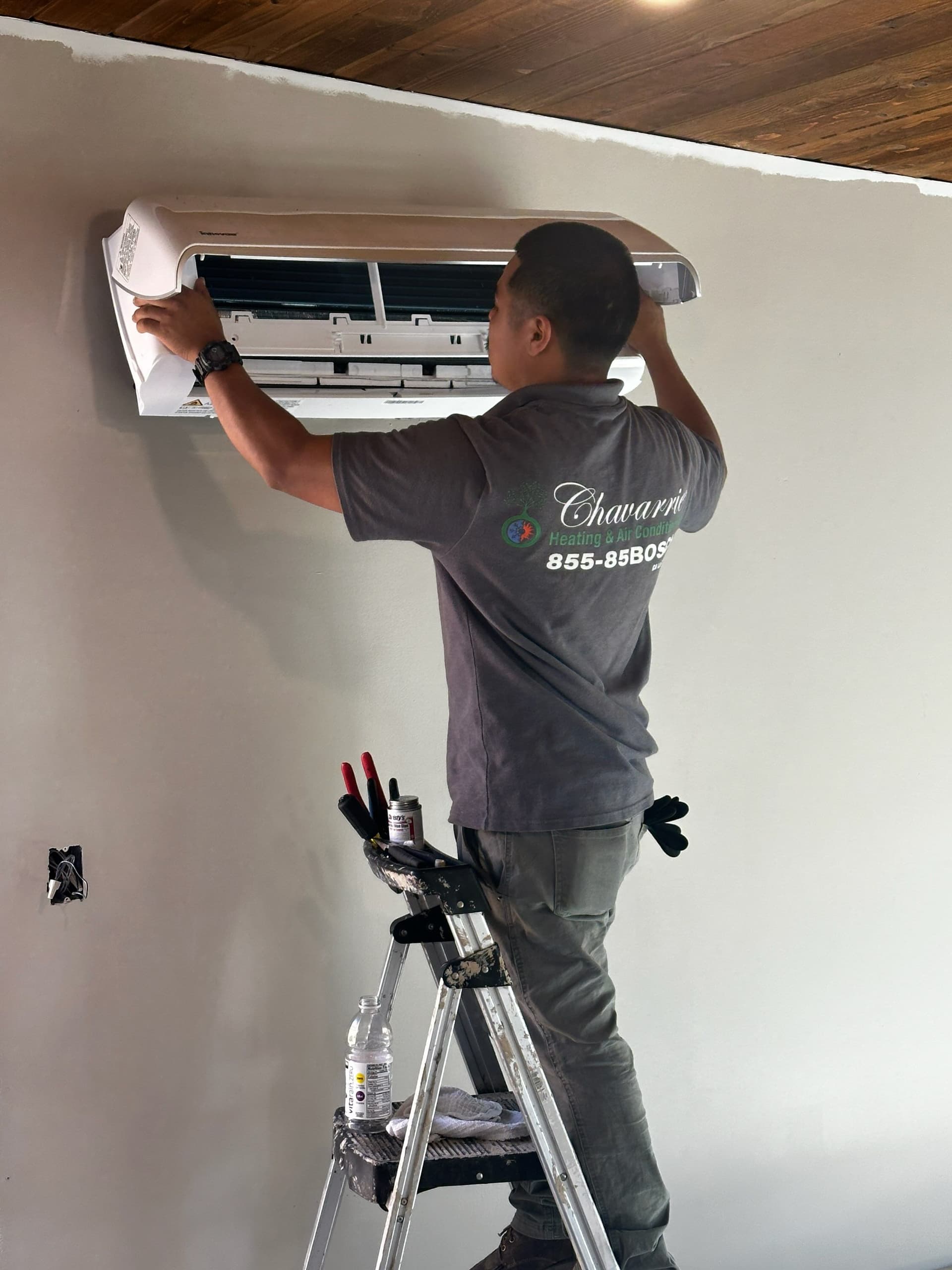 Innovair Mini Split Heat Pump Installation image