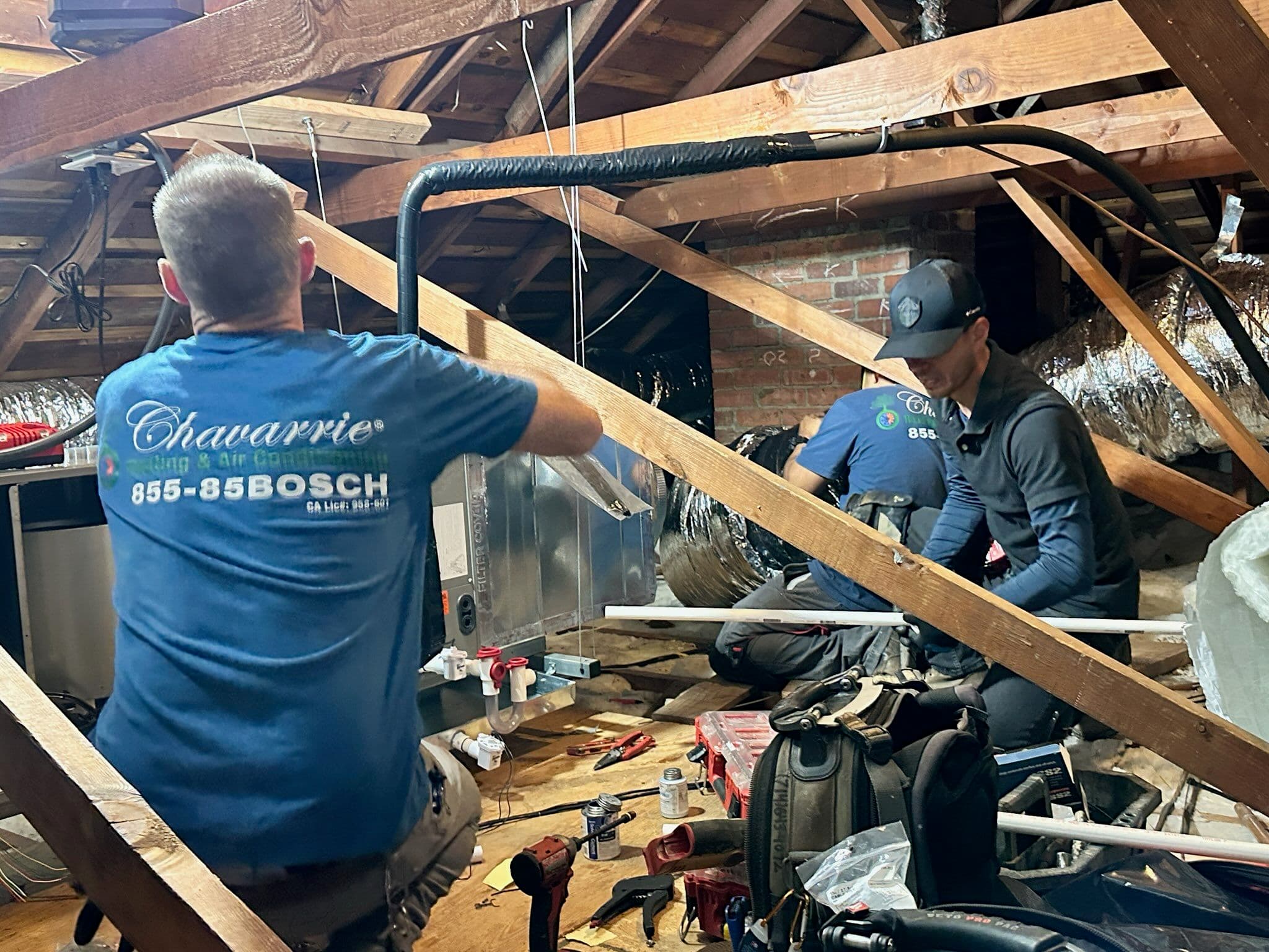 Project Teamwork in Action at Chavarrie Heating and Air Conditioning image