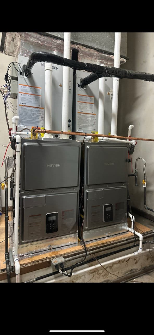 Navien Hydro Furnace System Installation by Chavarrie Heating And Air Conditioning image